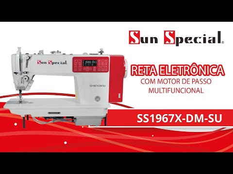 Máquina Costura Industrial Reta Eletrônica 220v SS1967X-H-DM-SU - Sun Special